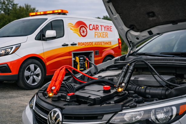 Car jump start service